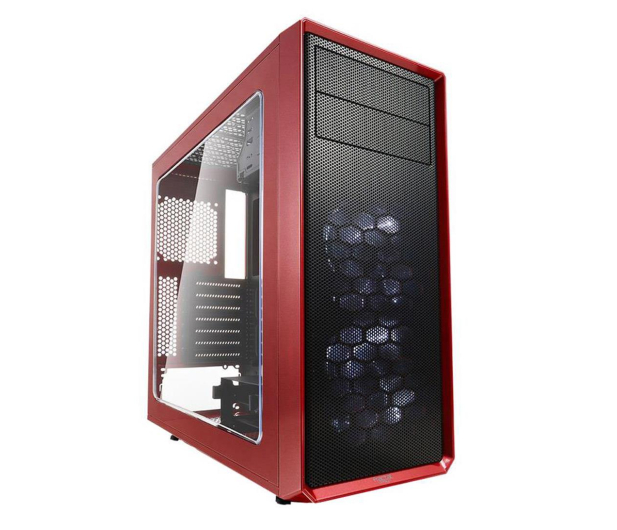 FRACTAL DESIGN Focus G Red Window 2.5'SDD uATX/ATX/ITX FD-CA-FOCUS-RD-W - 387610 - zdjęcie